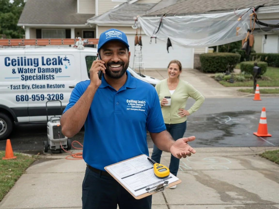 Ceiling Leak Cleanup Gilbertville, IA FAQs